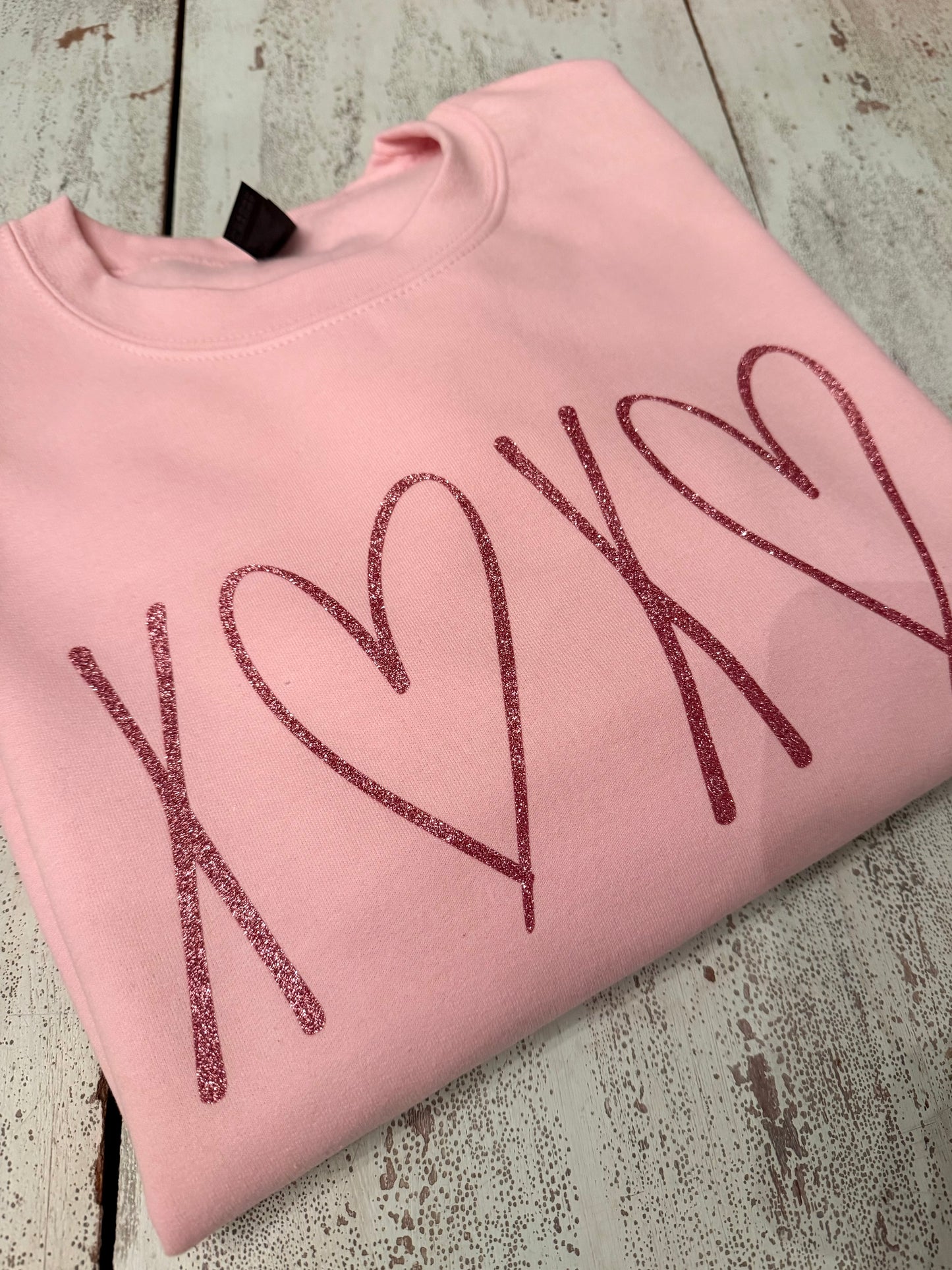 Glitter XOXO sweatshirt