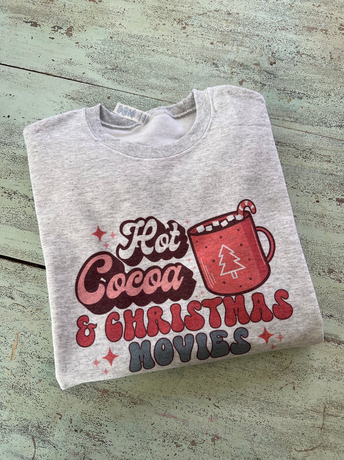 Hot Cocoa & Christmas Movies Sweatshirt
