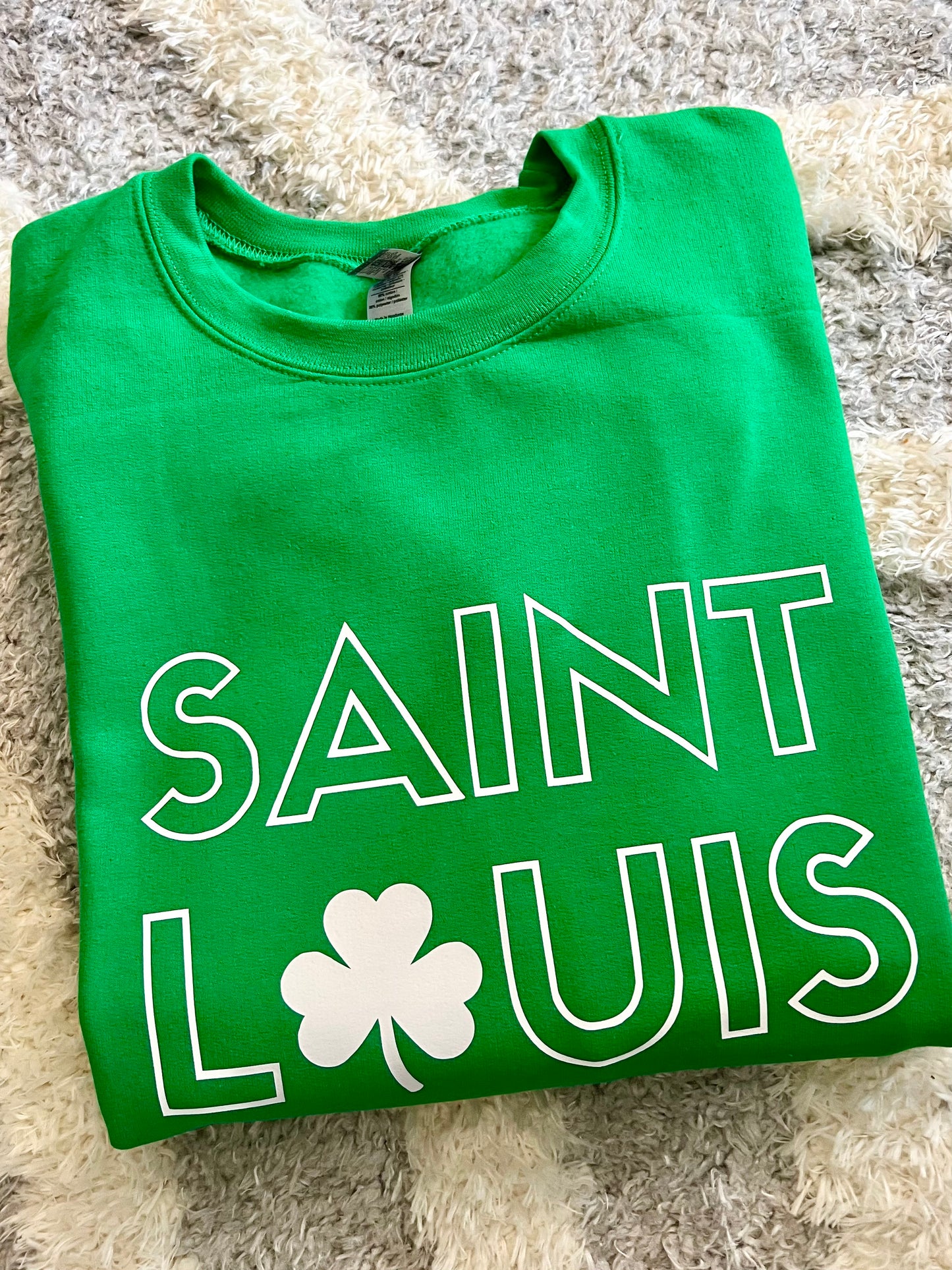 Saint Louis Shamrock sweatshirt