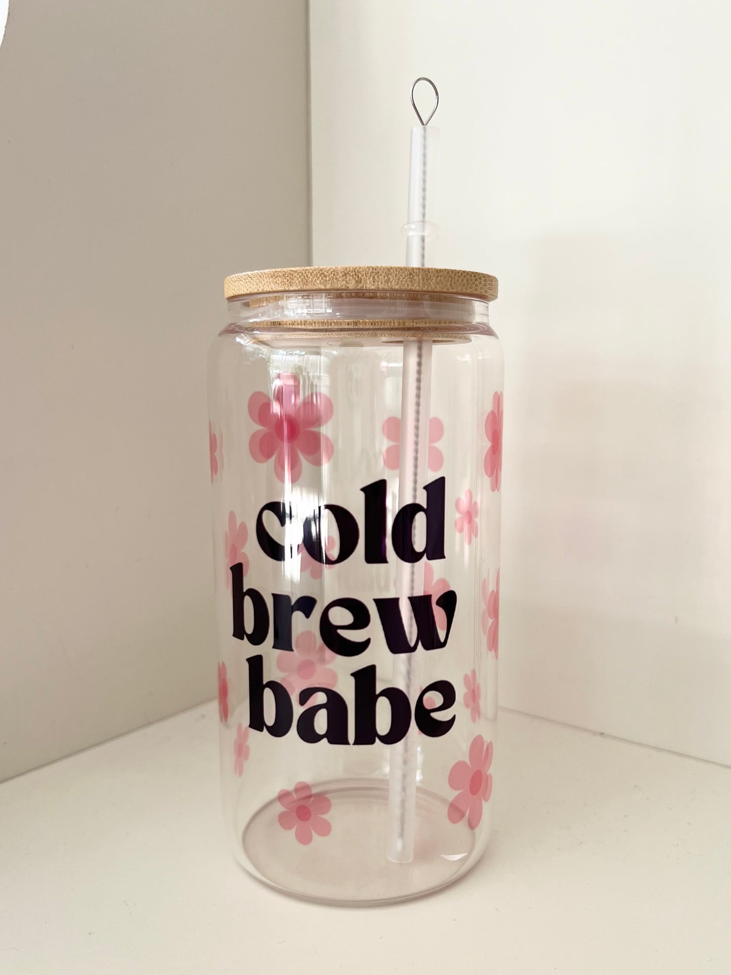 Cold Brew Babe glass