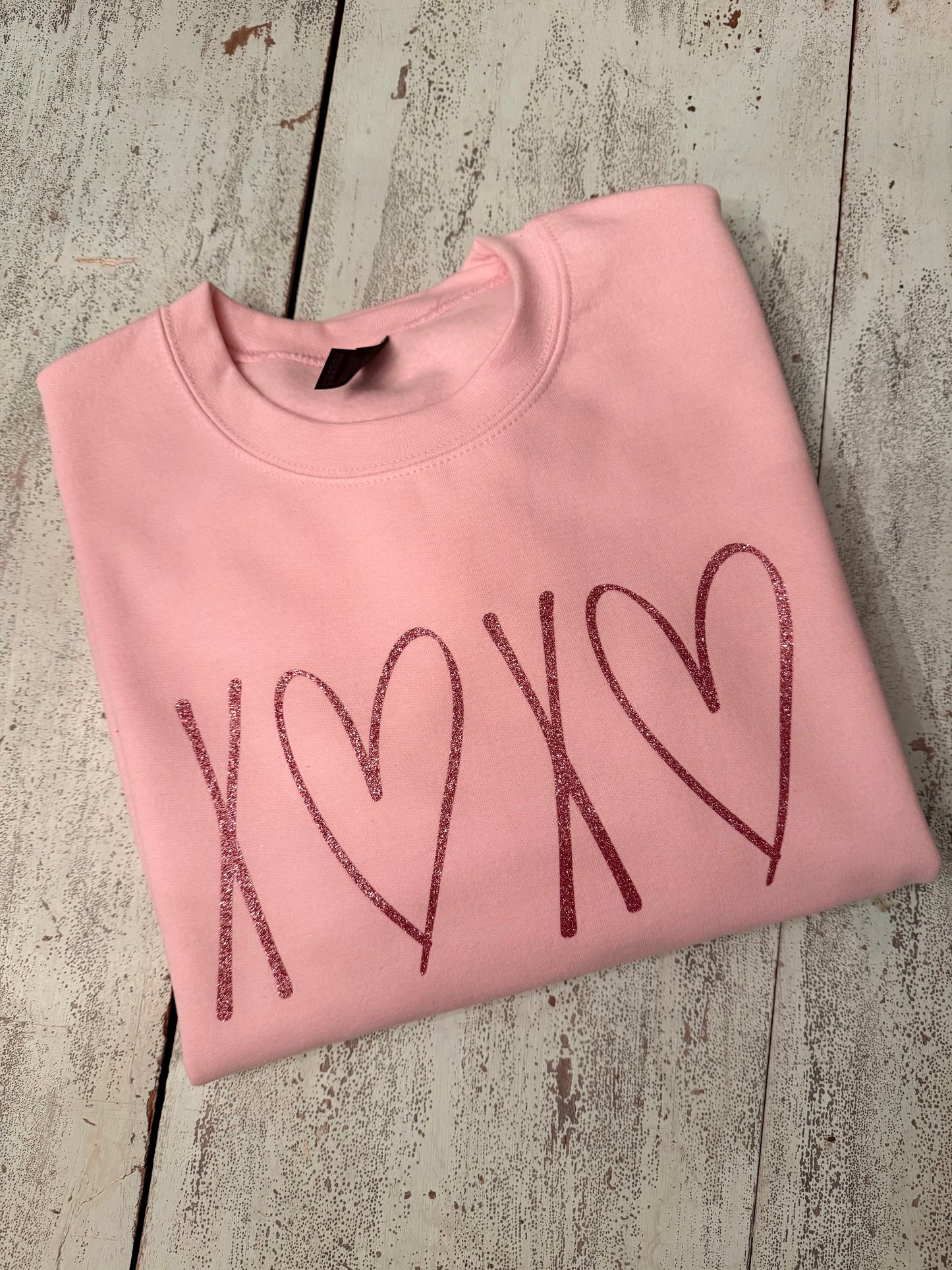 Glitter XOXO sweatshirt