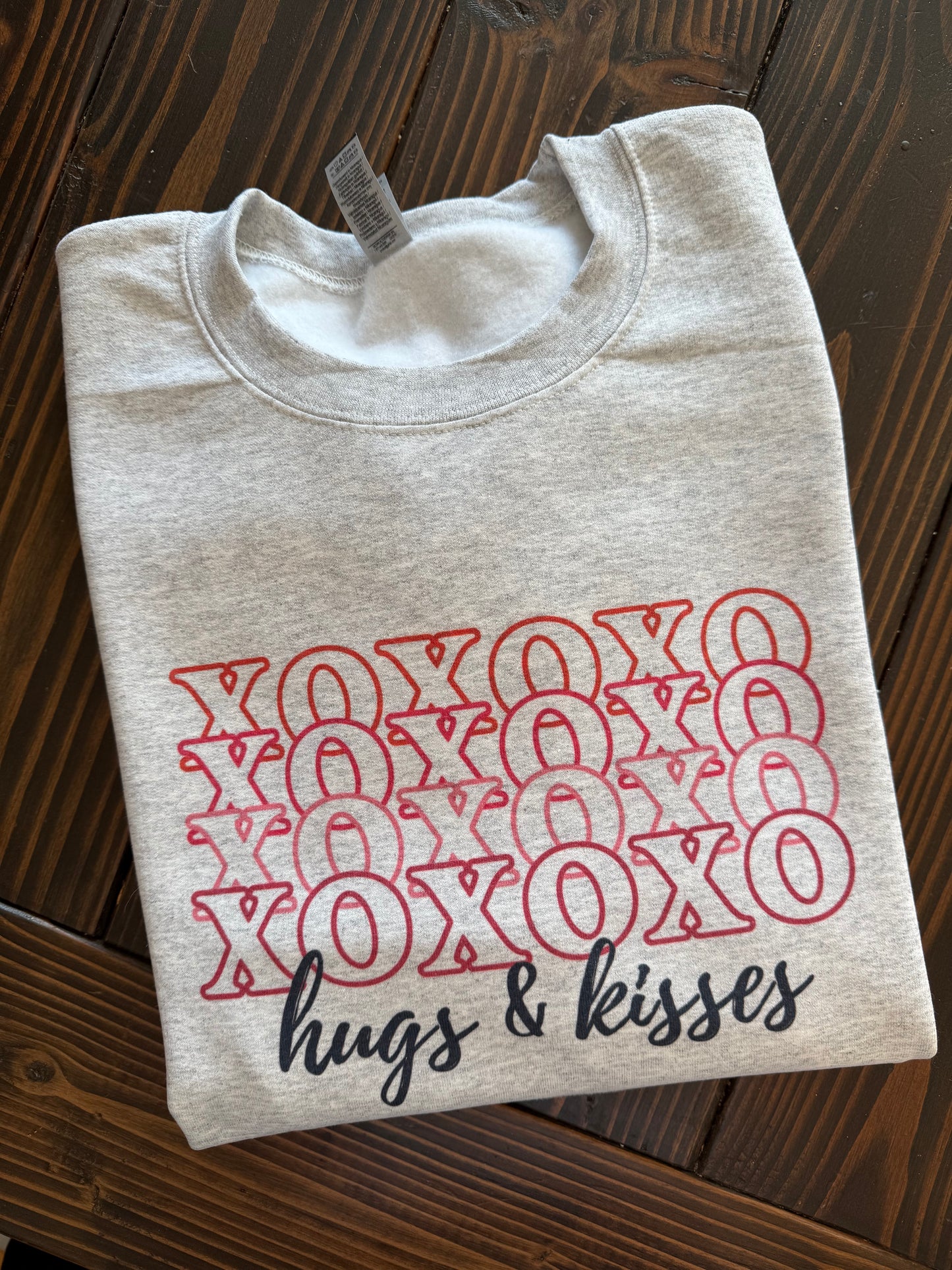 XOXO hugs and kisses sweatshirt