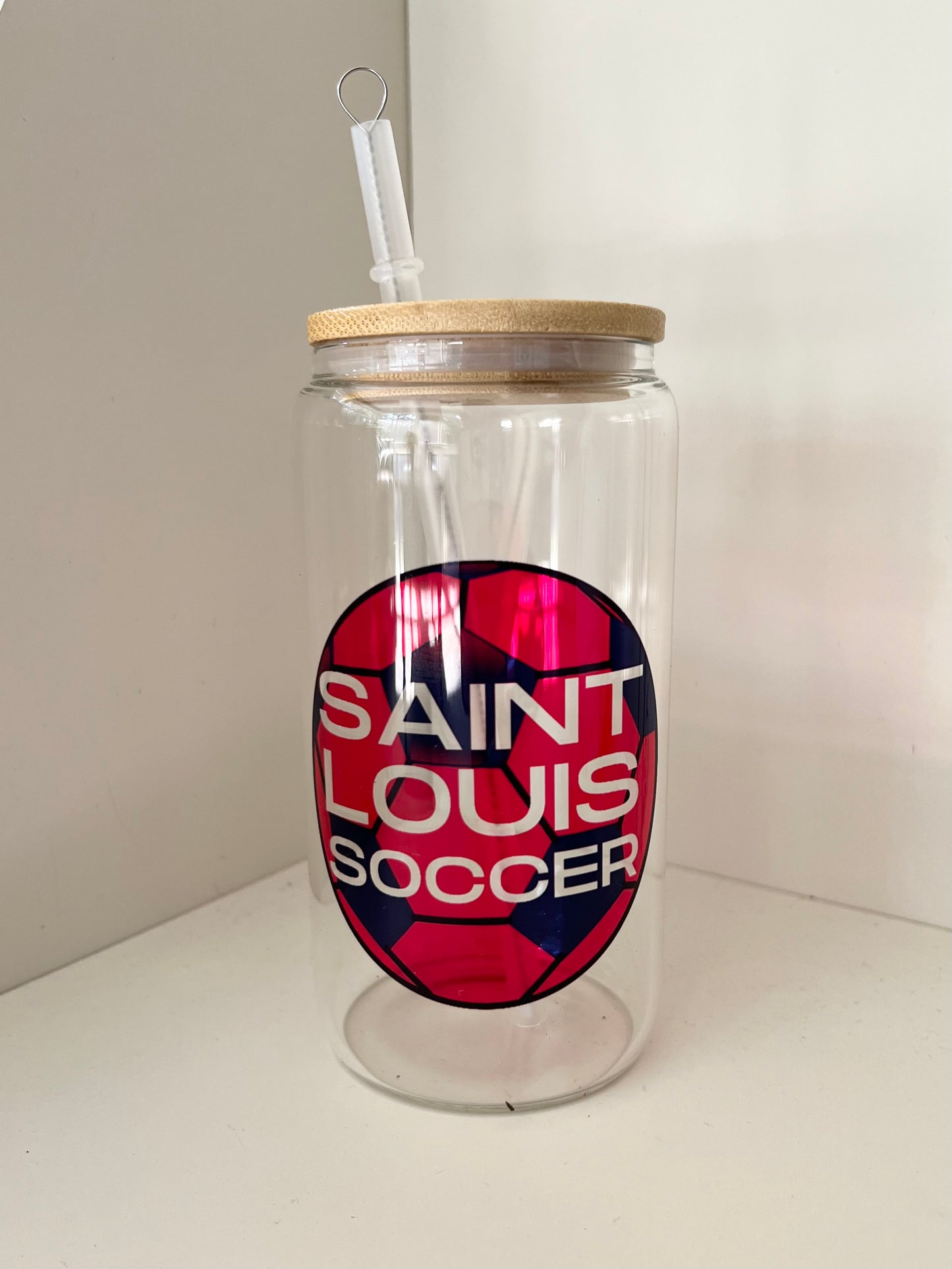 St. Louis Soccer glass cup