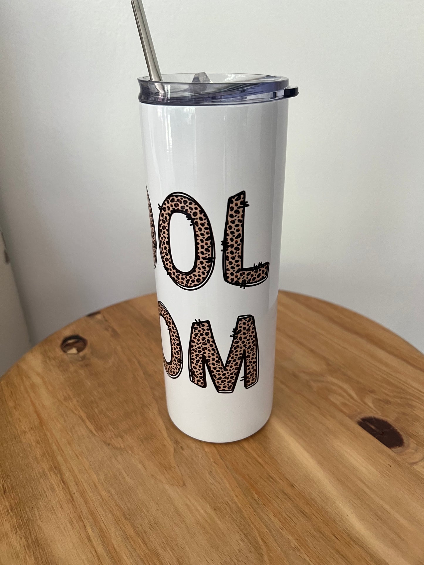 Cool Mom leopard tumbler