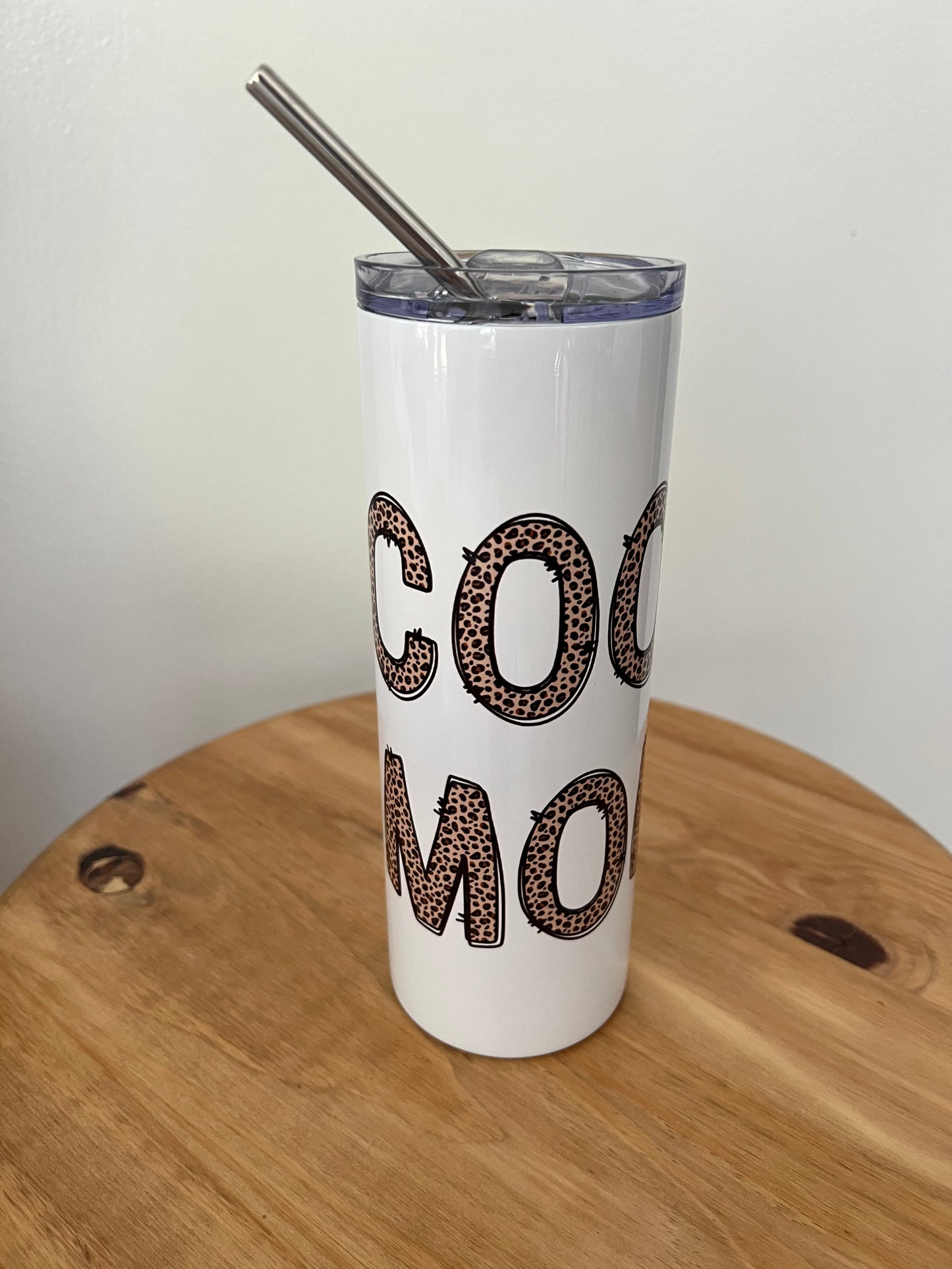 Cool Mom leopard tumbler