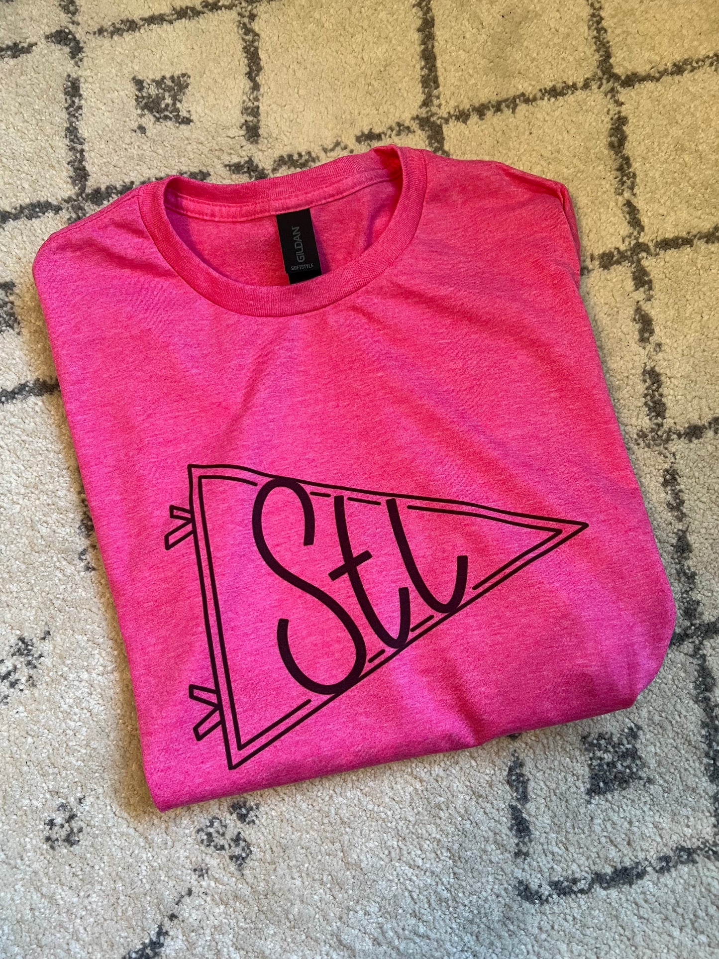 Pink St. Louis Pennant Tshirt