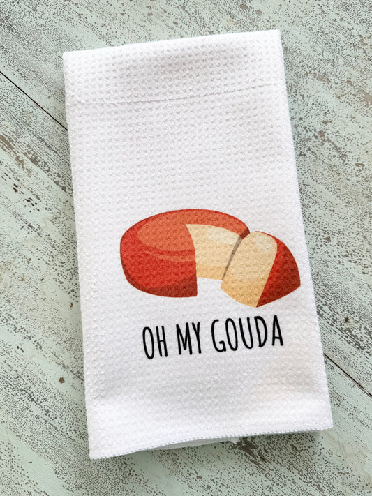 Oh My Gouda Kitchen Towel