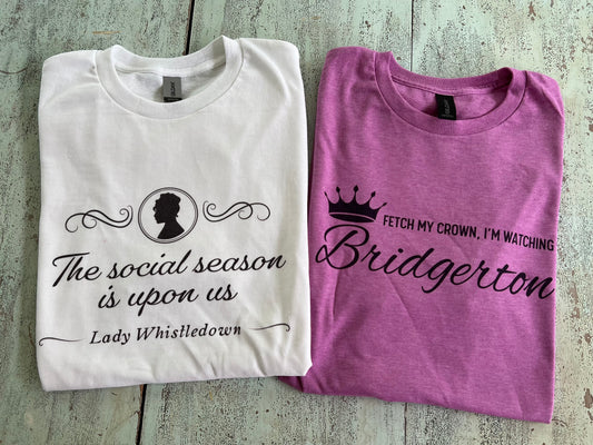 Bridgerton inspired Tees