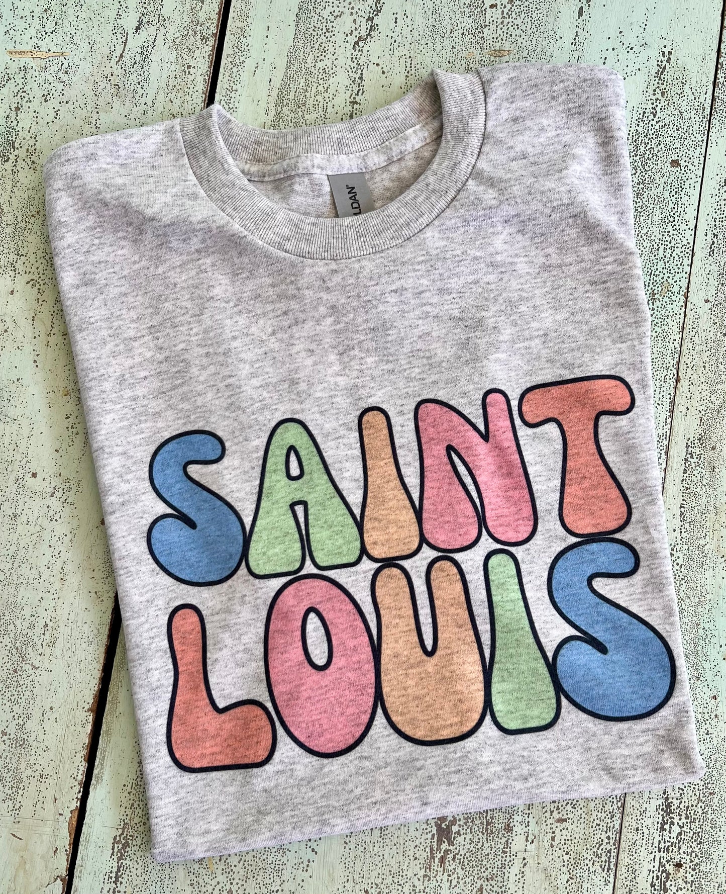 Bright colored Saint Louis Tshirt