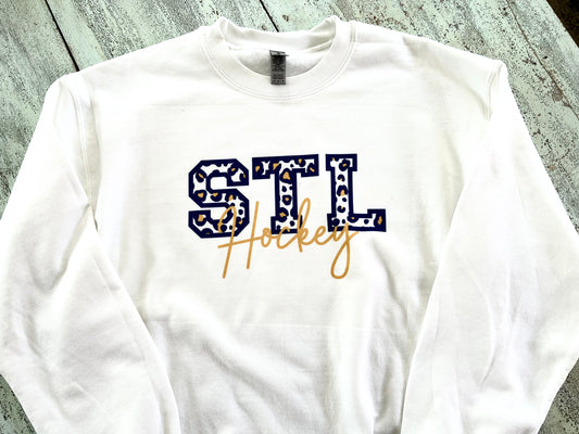 Leopard STL Hockey Sweatshirt