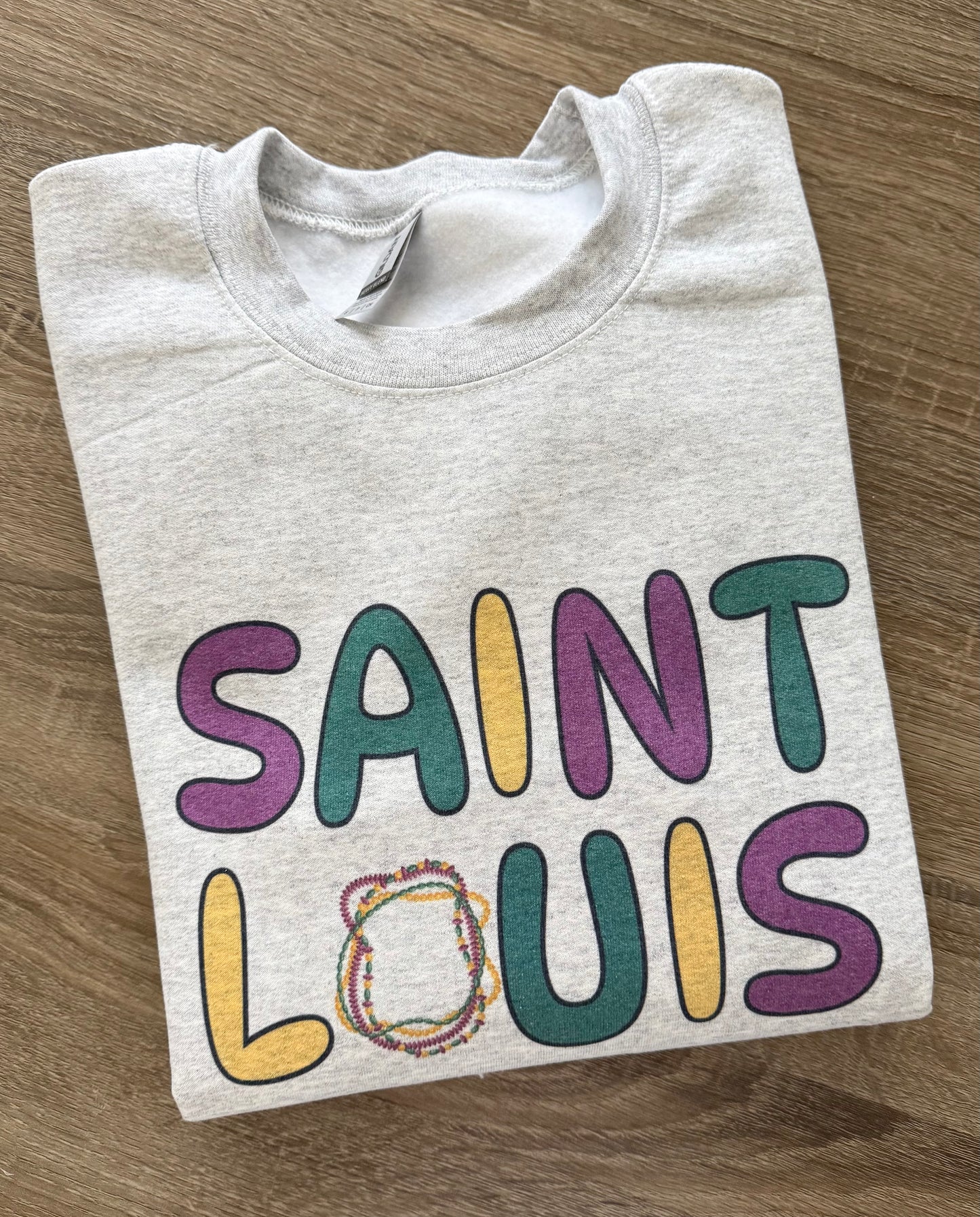 Saint Louis Mardi Gras sweatshirt