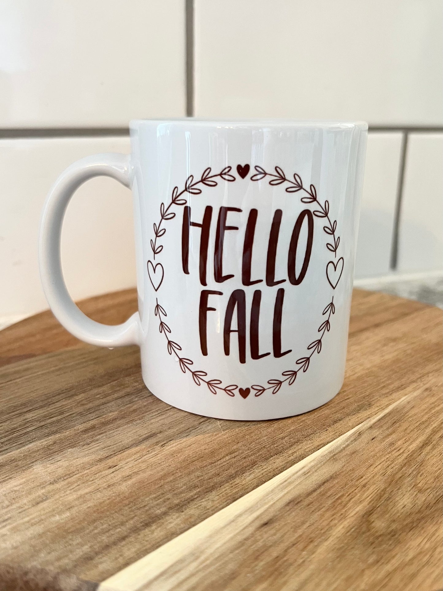 Hello Fall coffee mug