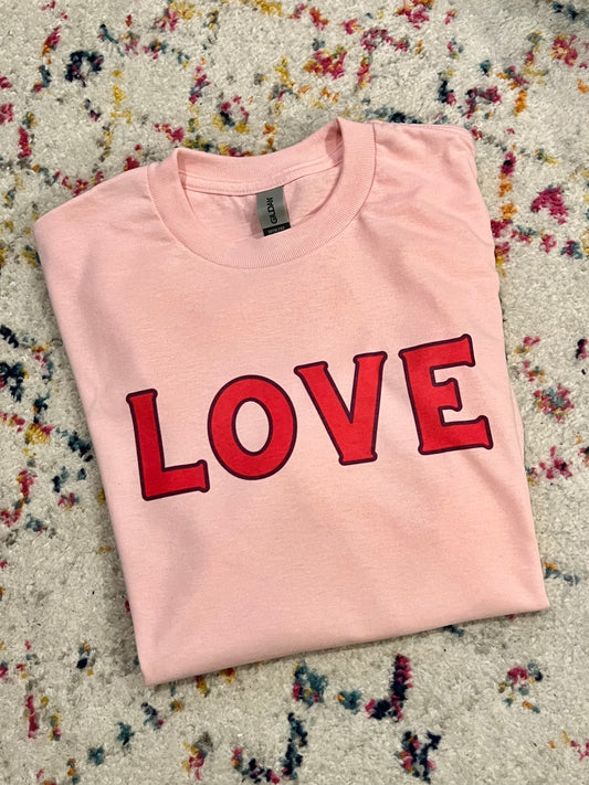 LOVE letters shirt