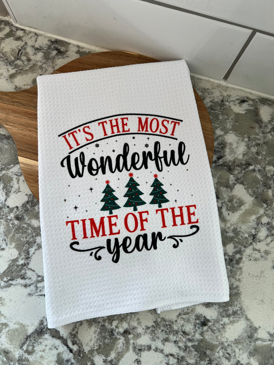 It’s the Most Wonderful Time of the Year Kitchen Towel