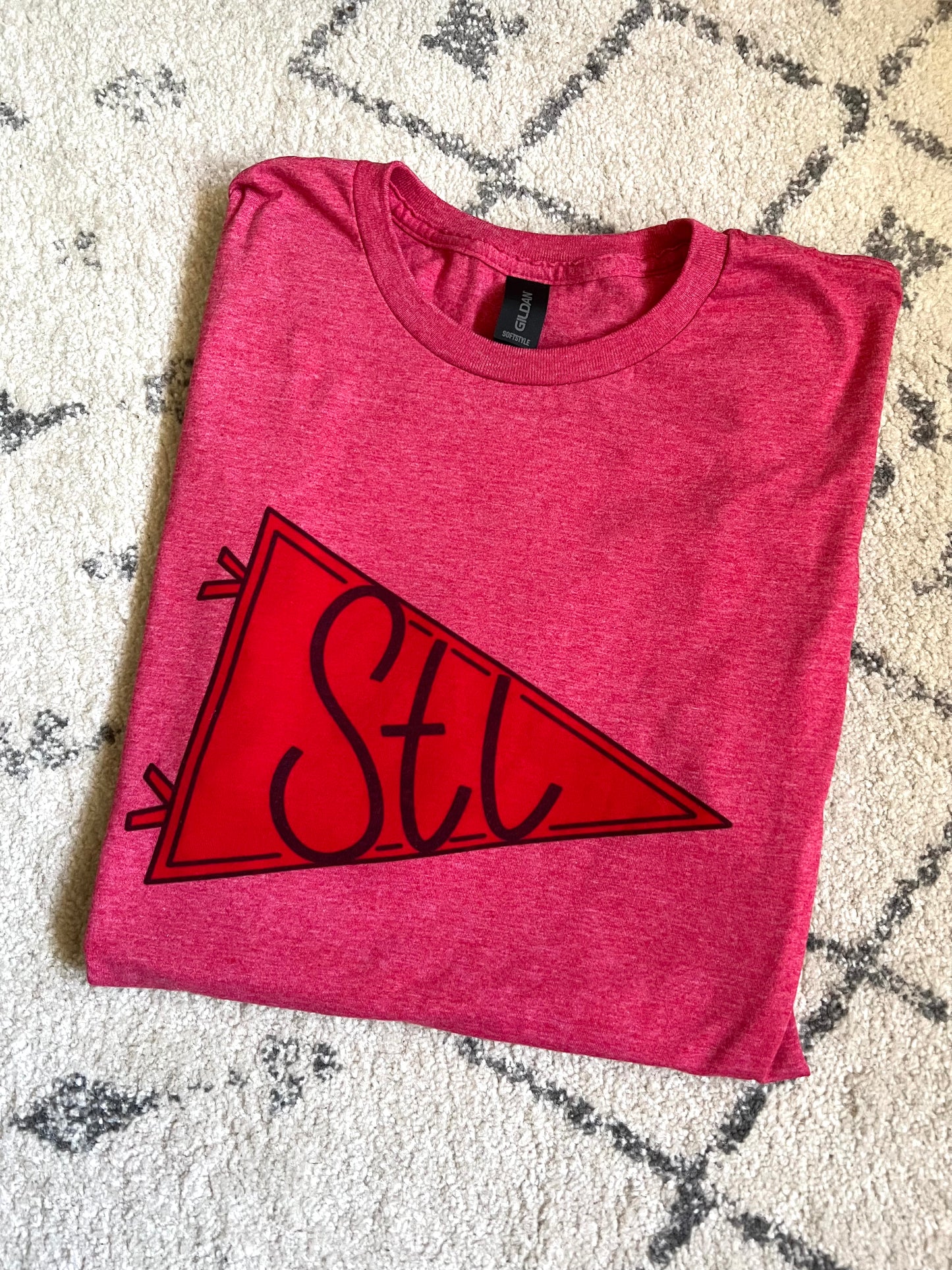 Red St. Louis Pennant Shirt