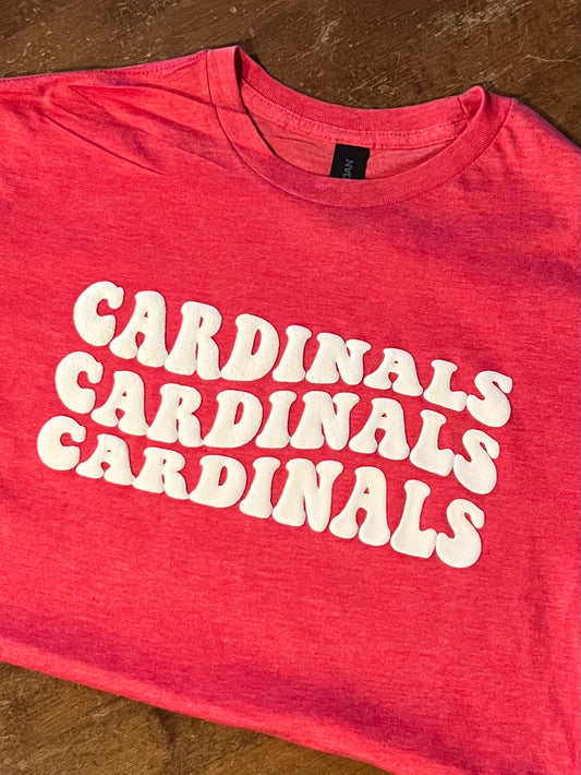 Puffy letter Cardinals tshirt